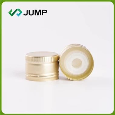 Aluminiumplastlock med plastinsats för oljeflaska