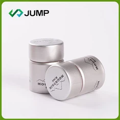 Aluminiumplast skruvlock för sprit flaskflaska