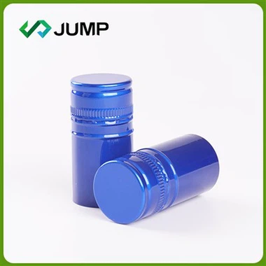 Glansig aluminiumskruvkapp för vinflaska