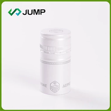 Vinflaskstängning med logotyp